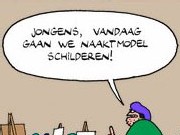 naakt modelschilderen