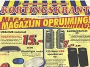 magazijnopruiming