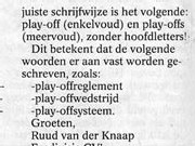play-offreglement