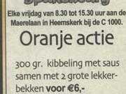 oranje-actie