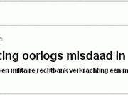 oorlogsmisdaad