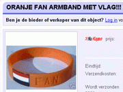 oranjefanarmband