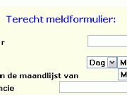 terechtmeldformulier