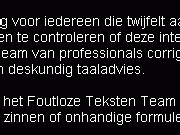 foutlozetekstenteam