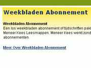 weekbladenabonnement