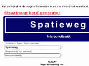 straatnaambordgenerator