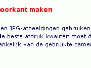 afdrukkwaliteit