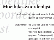 moeilijkewoordenlijst