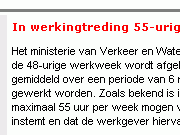 inwerkingtreding