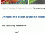 achtergrondpapieropstelling