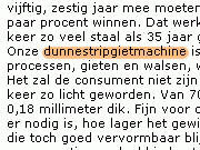 dunnestripgietmachine