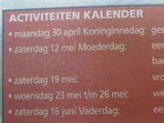 activiteitenkalender