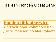 hondenuitlaatservice