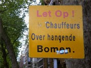overhangende