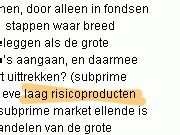 laagrisicoproducten