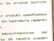 productspecificaties