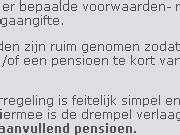 pensioentekort
