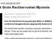rechtervoetenmysterie