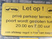 privéparkeerterrein