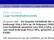 lageluchtdrukrecords