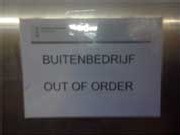 buiten bedrijf