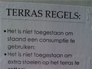 terrasregels