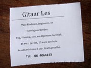 gitaarles