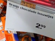 Oranjechocoladeleeuwtjes