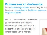 prinsessenkinderfeestje