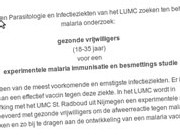 malariaonderzoek