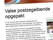 valsepostzegelbende