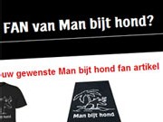 Man bijt hond-fanartikel